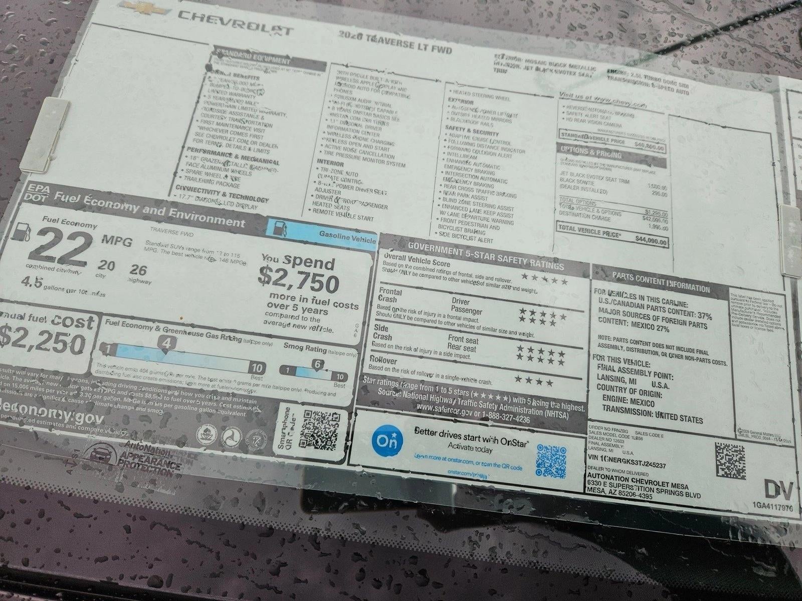 2026 Chevrolet Traverse LT