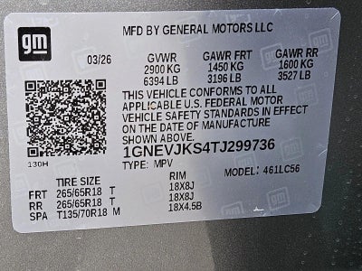 2026 Chevrolet Traverse Z71
