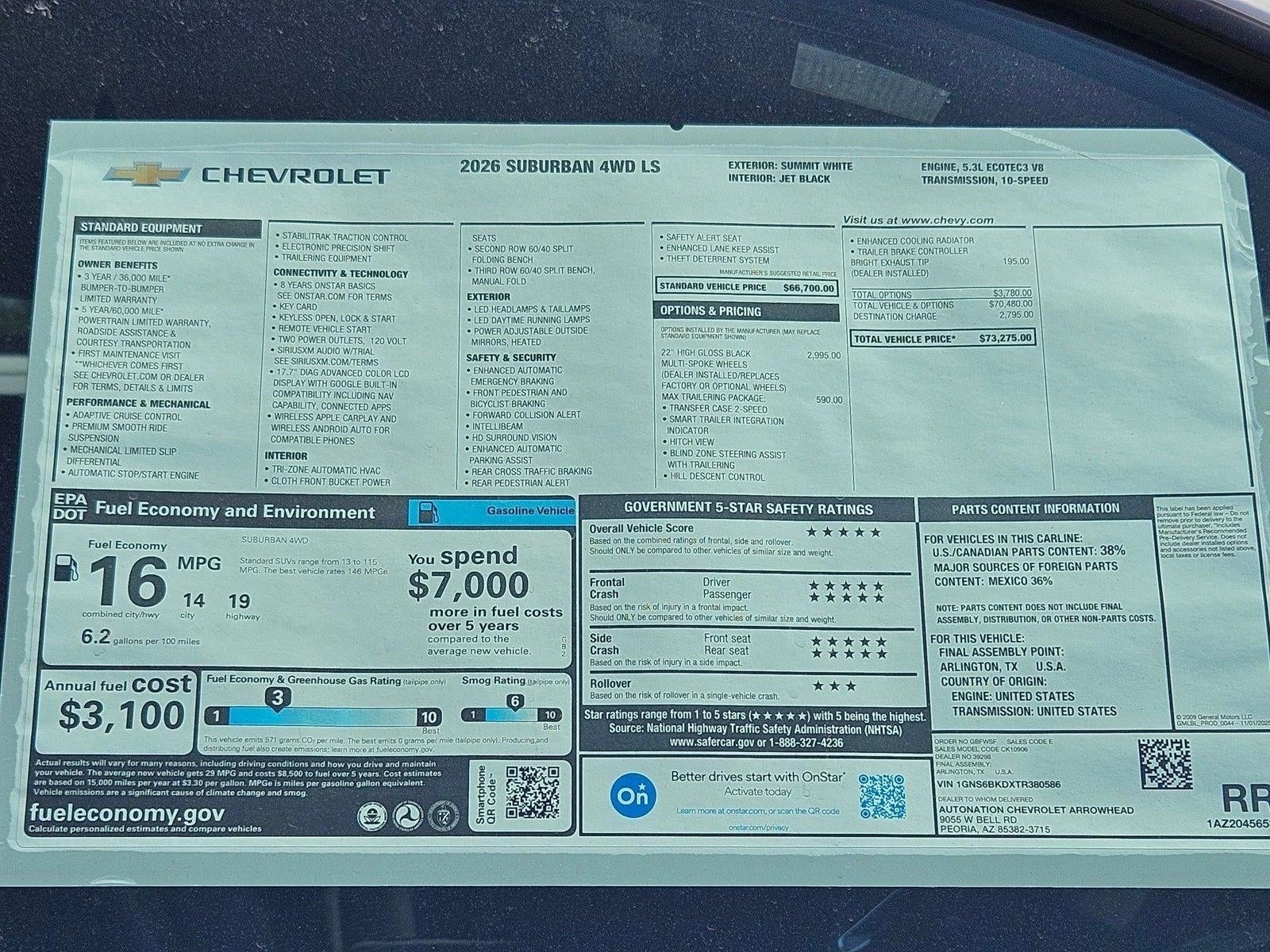 2026 Chevrolet Suburban LS