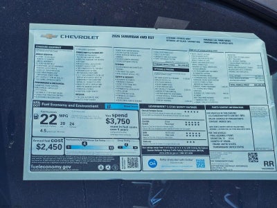 2026 Chevrolet Suburban RST