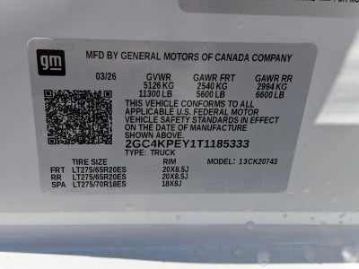 2026 Chevrolet Silverado 2500 HD LTZ