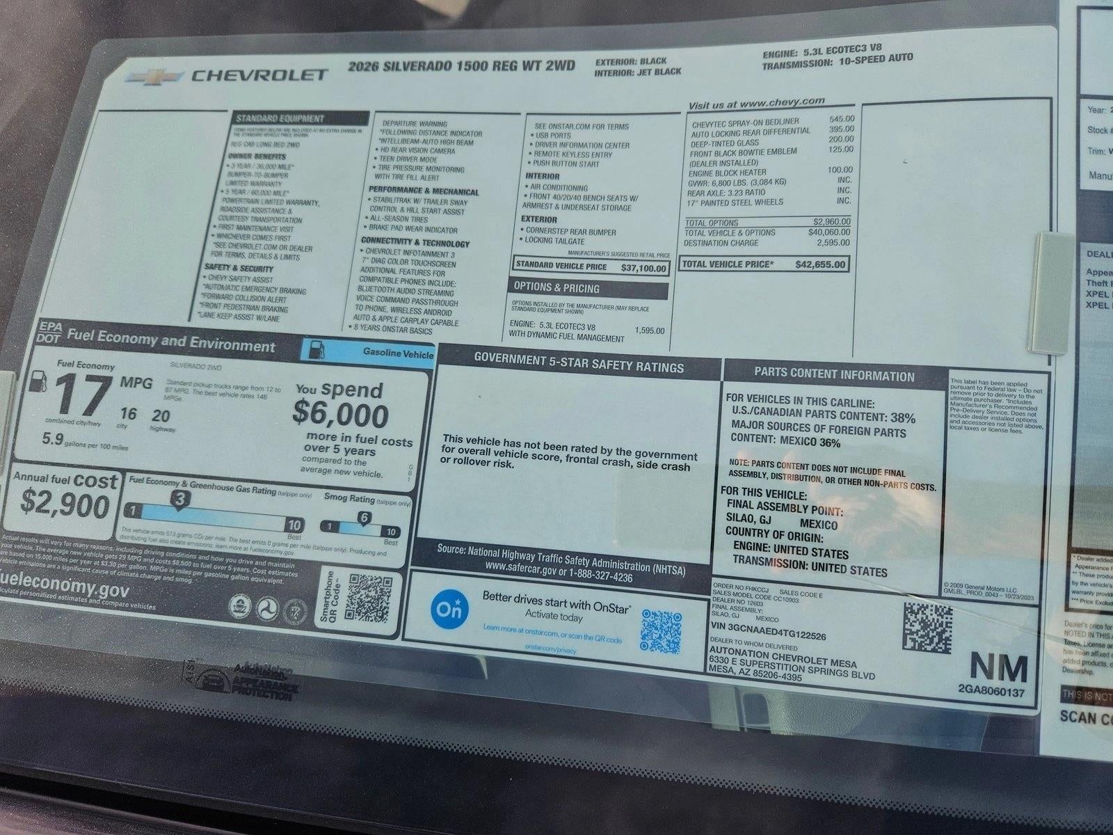 2026 Chevrolet Silverado 1500 WT