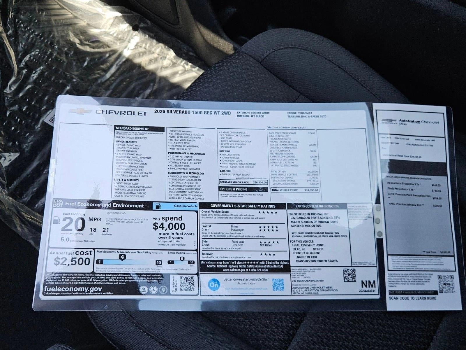 2026 Chevrolet Silverado 1500 WT