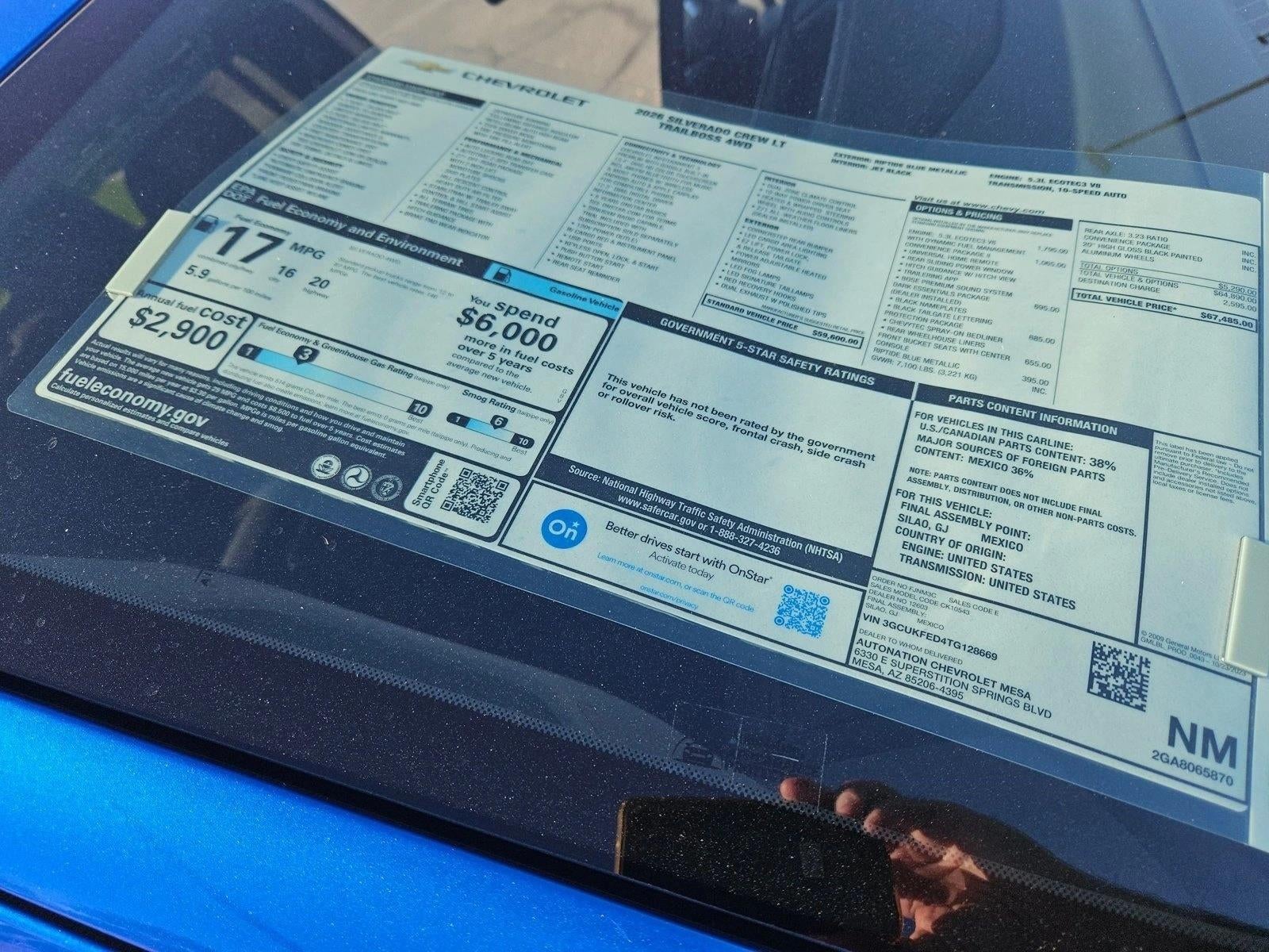 2026 Chevrolet Silverado 1500 LT Trail Boss