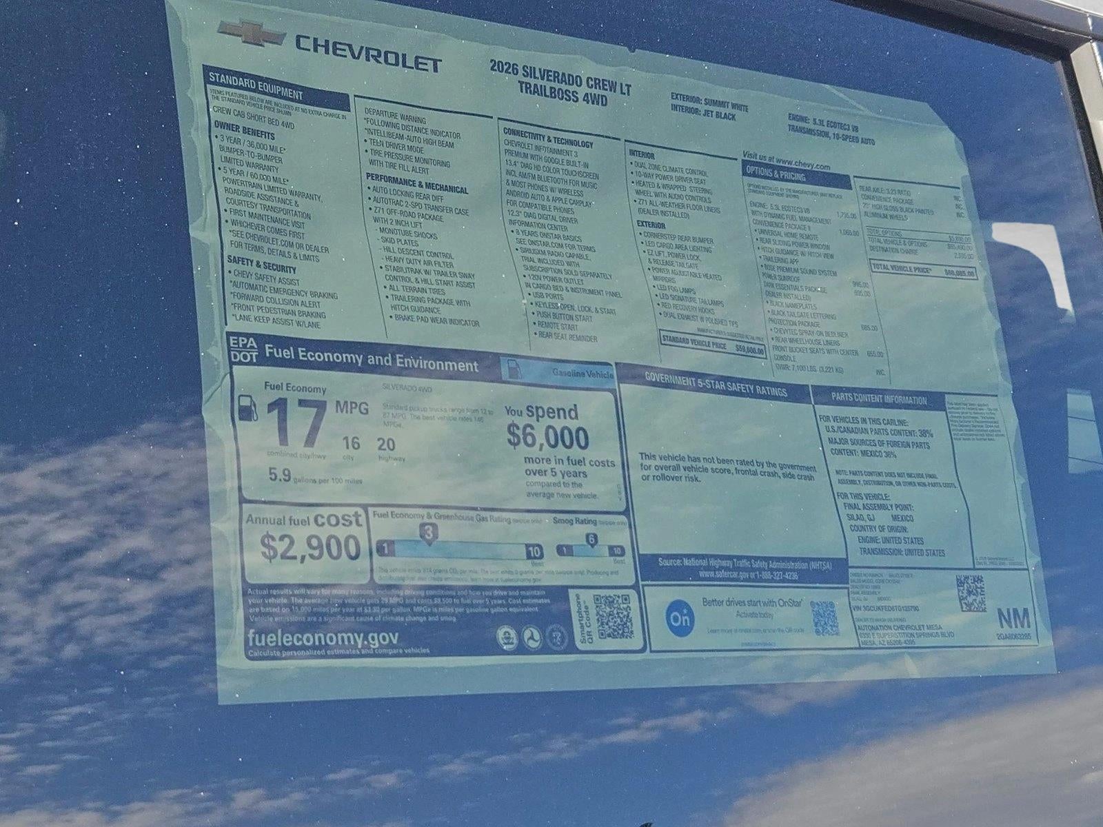 2026 Chevrolet Silverado 1500 LT Trail Boss