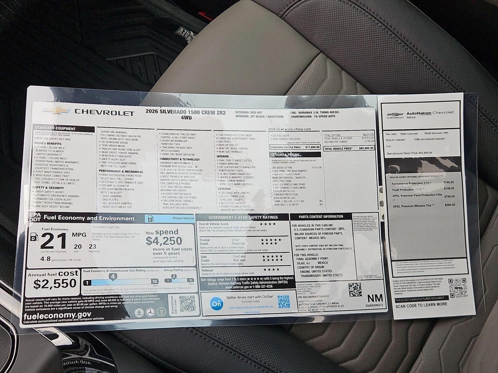 2026 Chevrolet Silverado 1500 ZR2