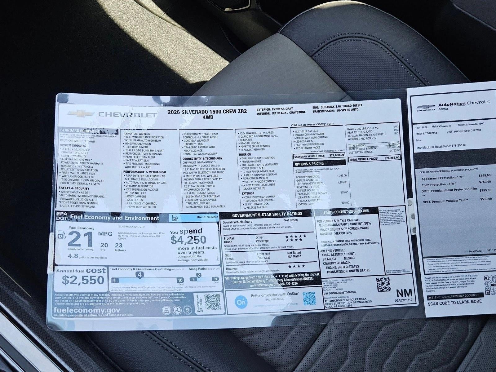 2026 Chevrolet Silverado 1500 ZR2