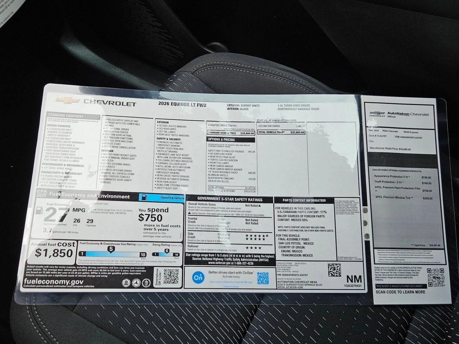 2026 Chevrolet Equinox LT