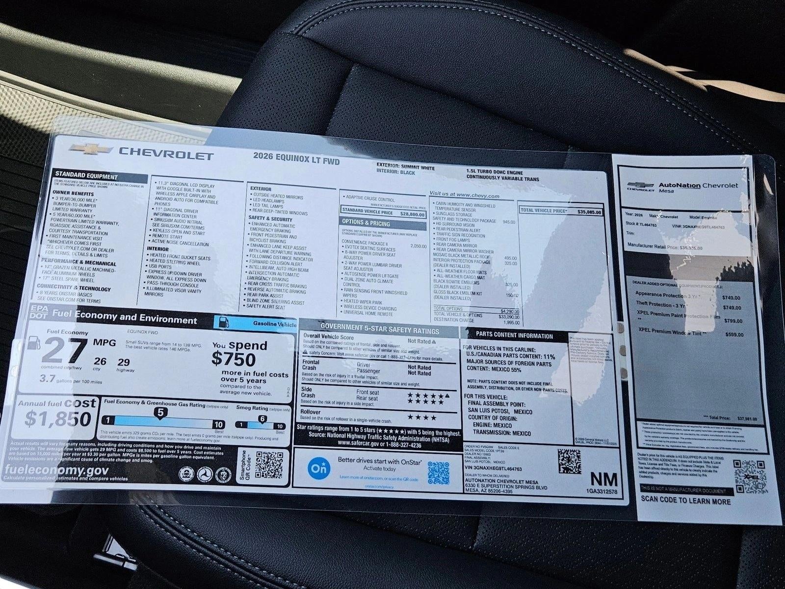2026 Chevrolet Equinox LT