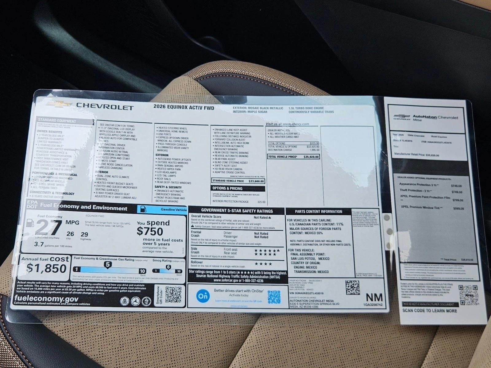 2026 Chevrolet Equinox ACTIV