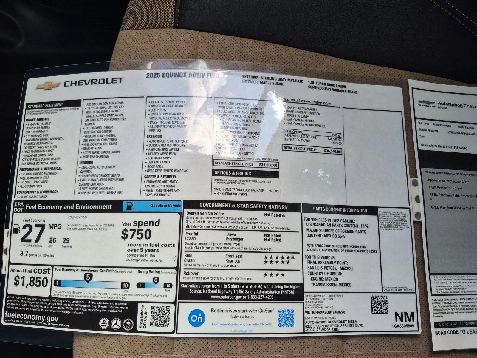2026 Chevrolet Equinox ACTIV