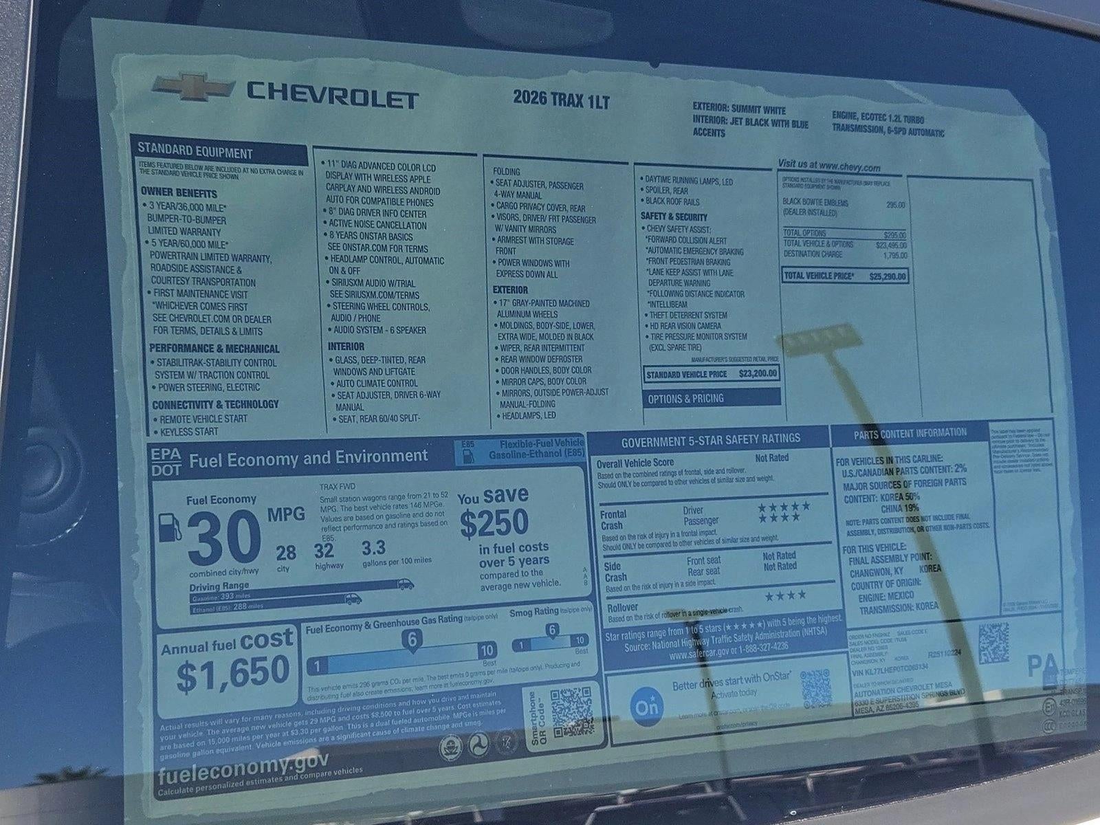 2026 Chevrolet Trax LT