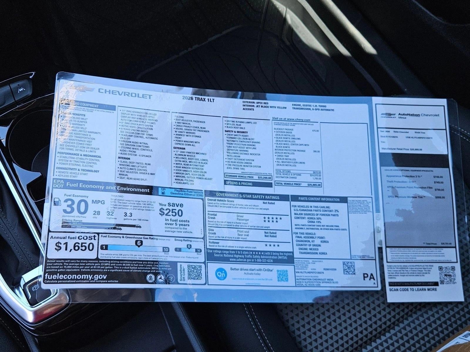 2026 Chevrolet Trax LT