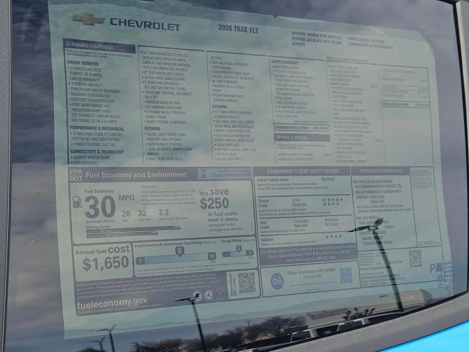 2026 Chevrolet Trax LT