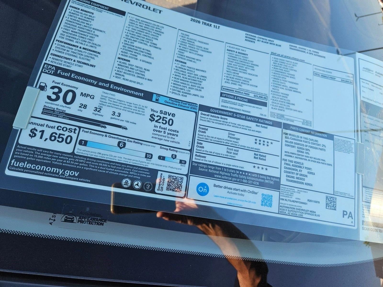 2026 Chevrolet Trax LT