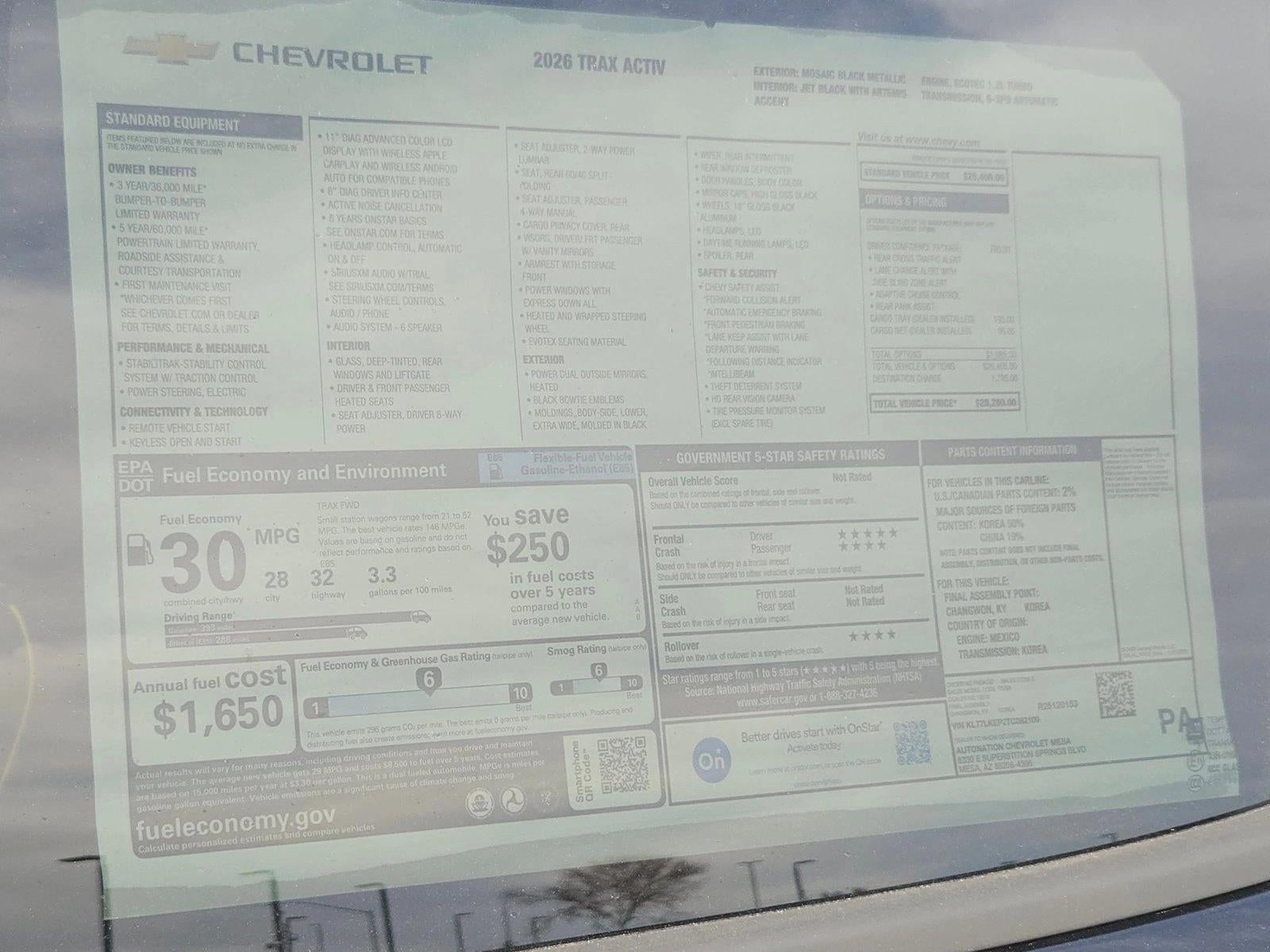 2026 Chevrolet Trax ACTIV