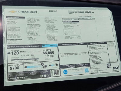 2027 Chevrolet Bolt LT