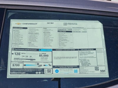 2027 Chevrolet Bolt LT