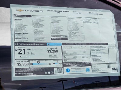2026 Chevrolet Colorado WT