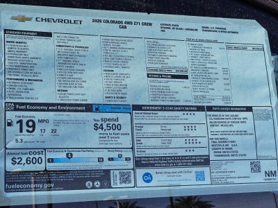 2026 Chevrolet Colorado Z71