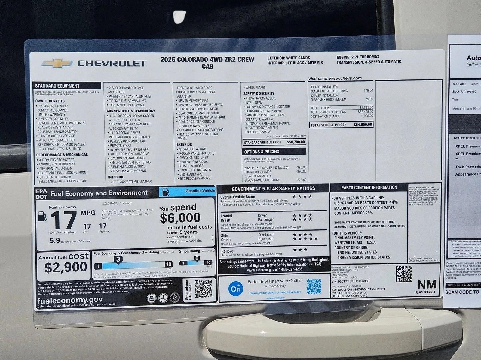 2026 Chevrolet Colorado ZR2