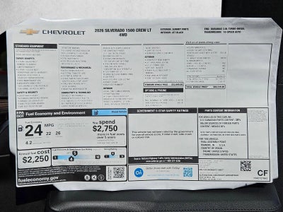 2026 Chevrolet Silverado 1500 LT