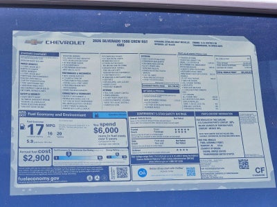 2026 Chevrolet Silverado 1500 RST