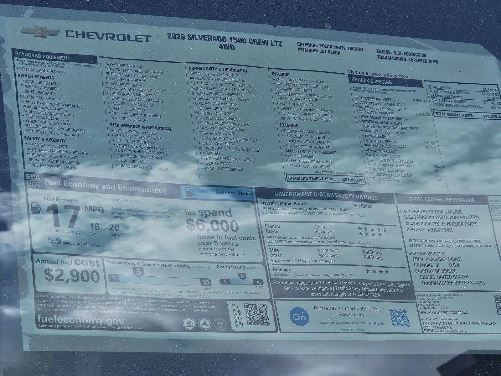 2026 Chevrolet Silverado 1500 LTZ