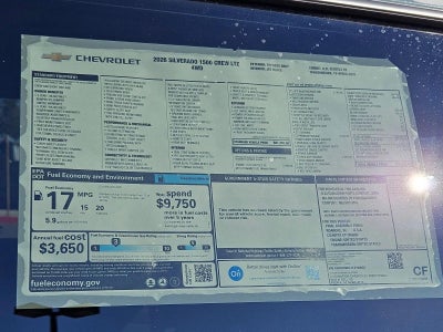 2026 Chevrolet Silverado 1500 LTZ