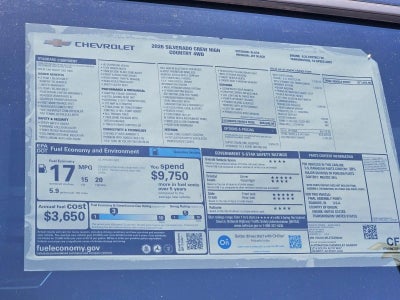 2026 Chevrolet Silverado 1500 High Country