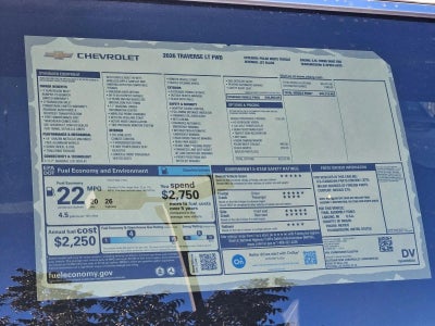 2026 Chevrolet Traverse LT