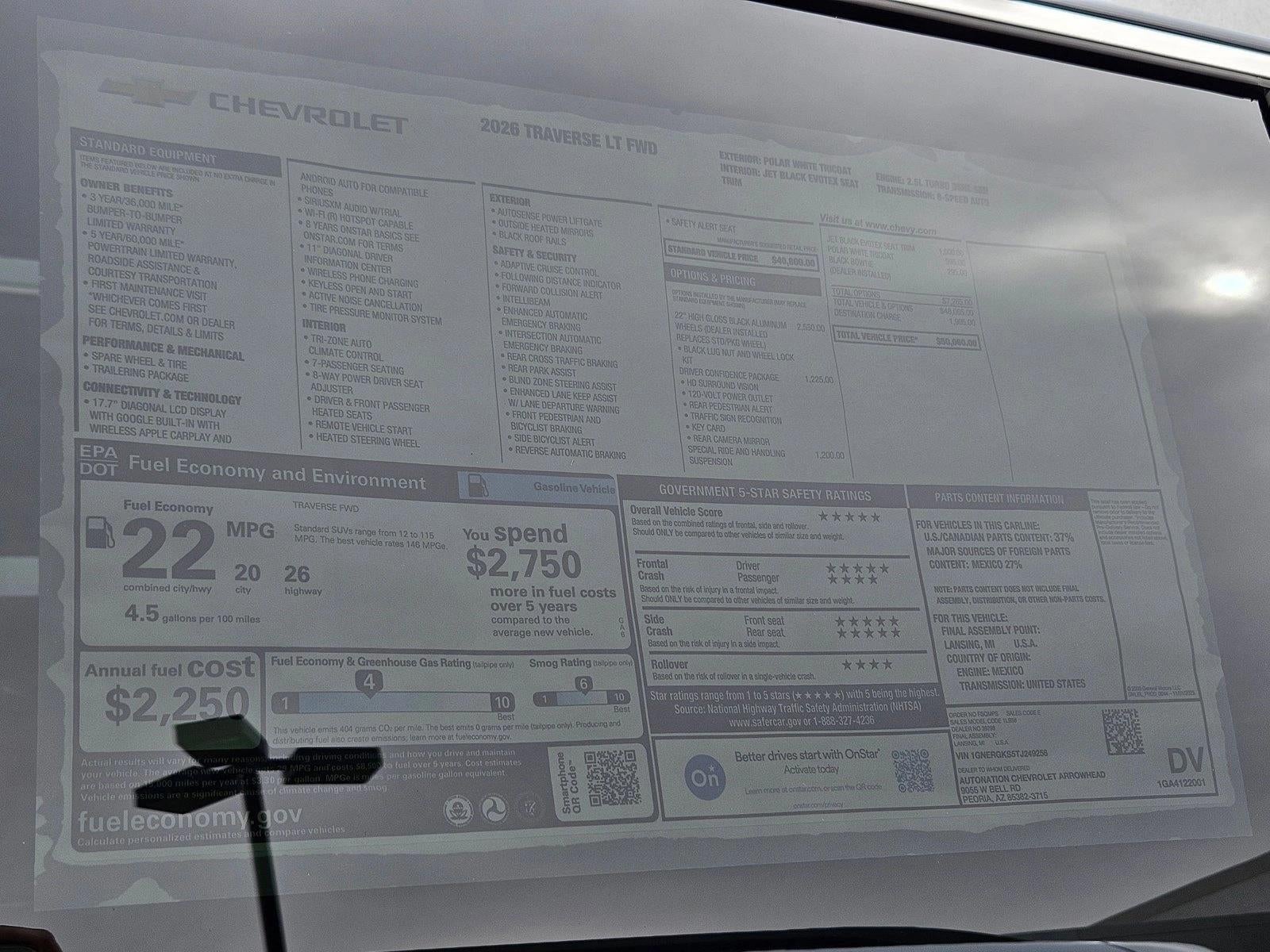 2026 Chevrolet Traverse LT