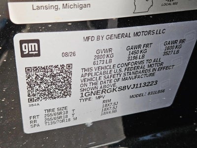 2027 Chevrolet Traverse LT