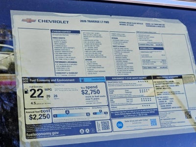 2026 Chevrolet Traverse LT