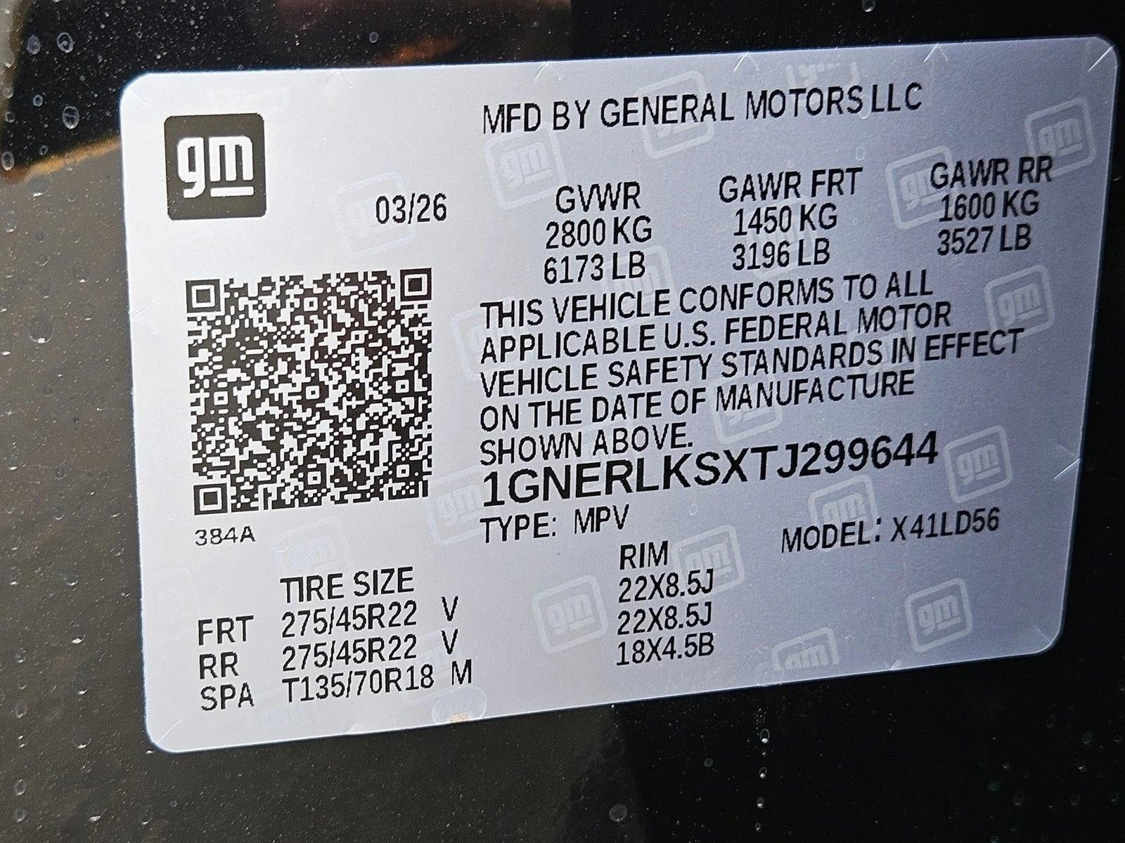 2026 Chevrolet Traverse RS