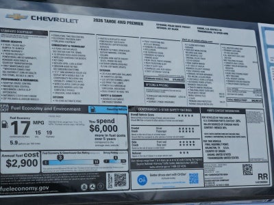 2026 Chevrolet Tahoe Premier