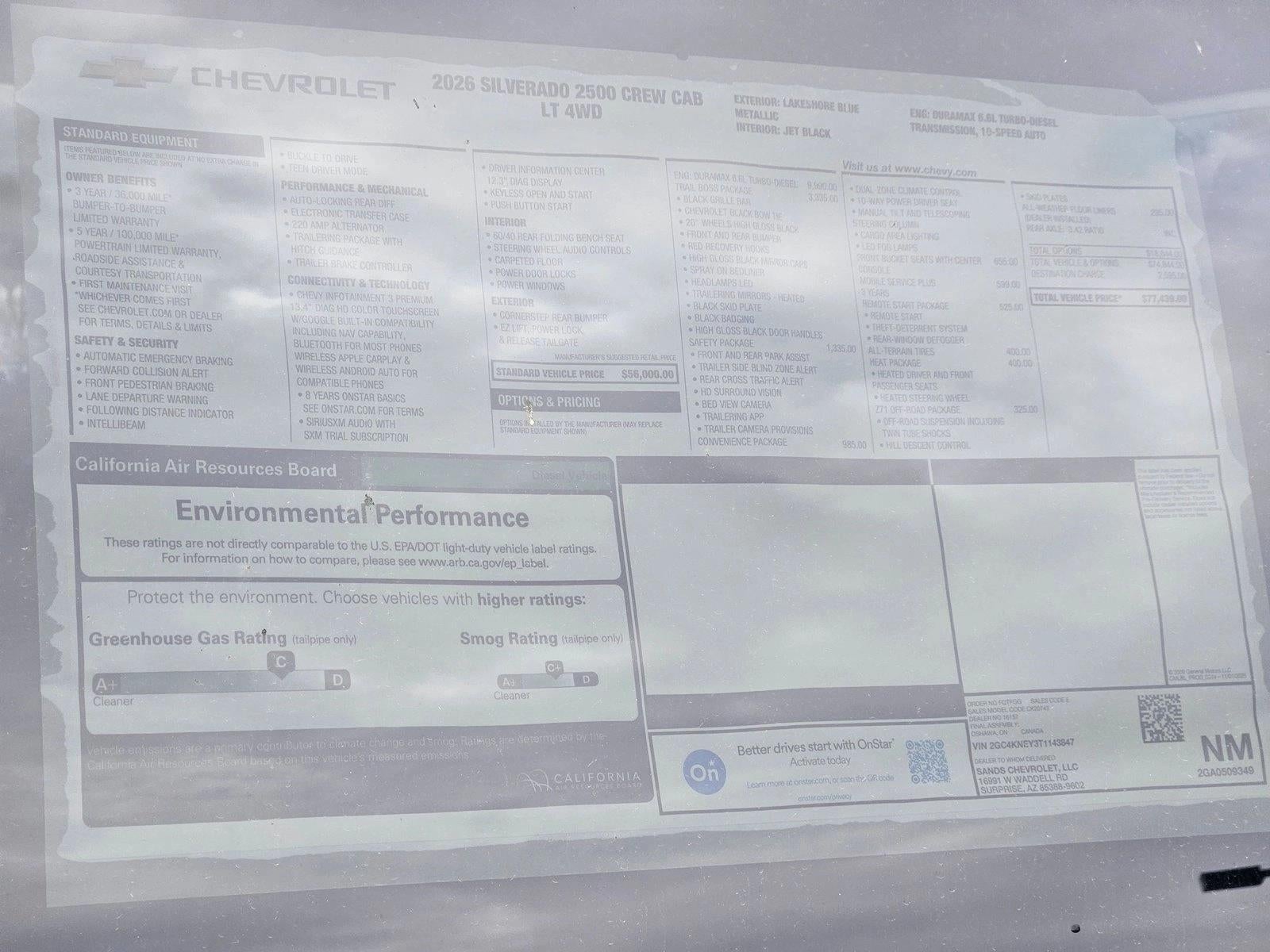 2026 Chevrolet Silverado 2500 HD LT