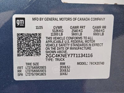 2026 Chevrolet Silverado 2500 HD LT