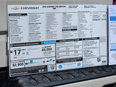 2026 Chevrolet Silverado 1500 RST