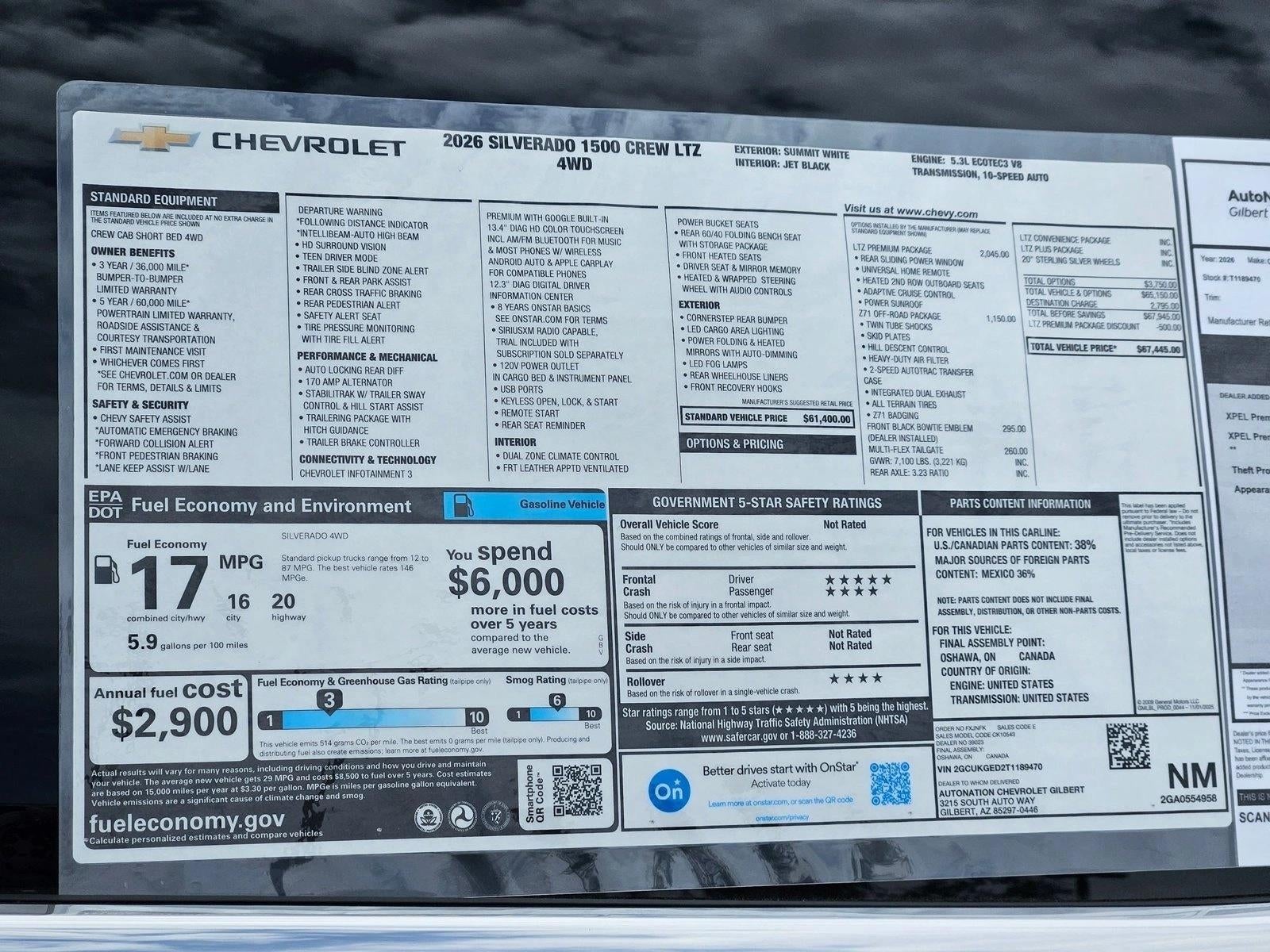 2026 Chevrolet Silverado 1500 LTZ