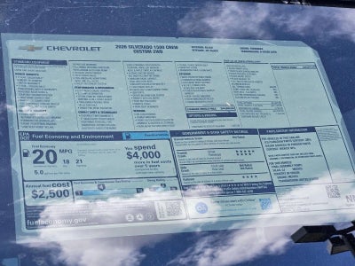 2026 Chevrolet Silverado 1500 Custom