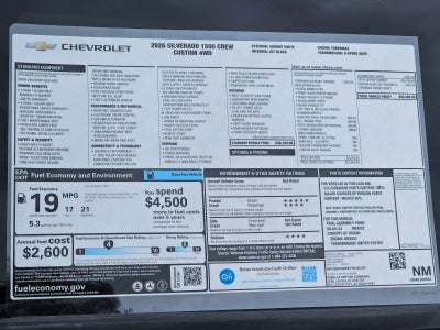 2026 Chevrolet Silverado 1500 Custom