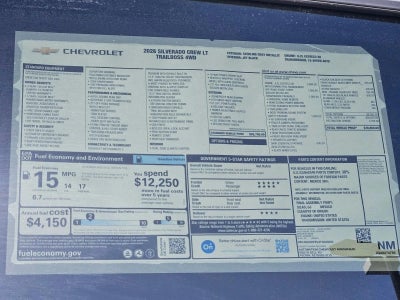 2026 Chevrolet Silverado 1500 LT Trail Boss