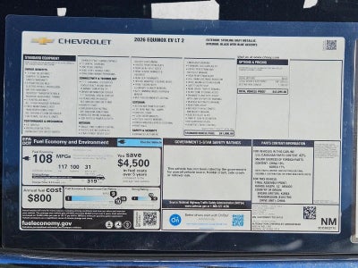 2026 Chevrolet Equinox EV LT