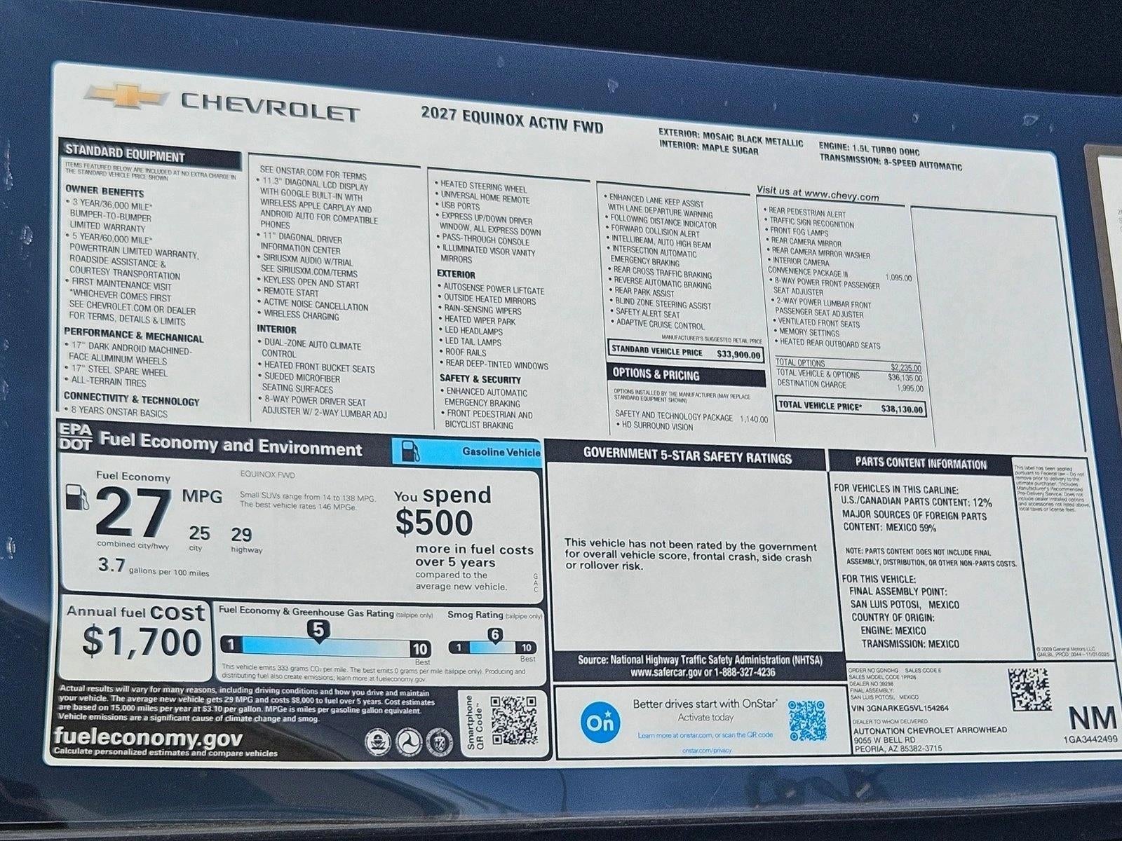 2027 Chevrolet Equinox ACTIV
