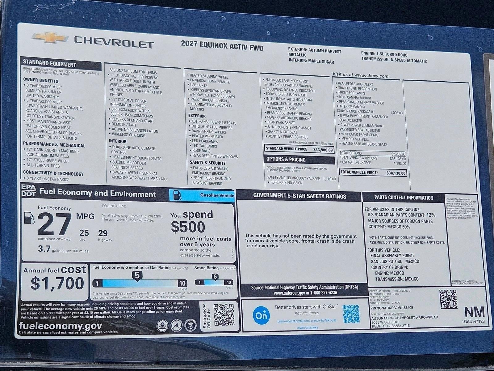 2027 Chevrolet Equinox ACTIV