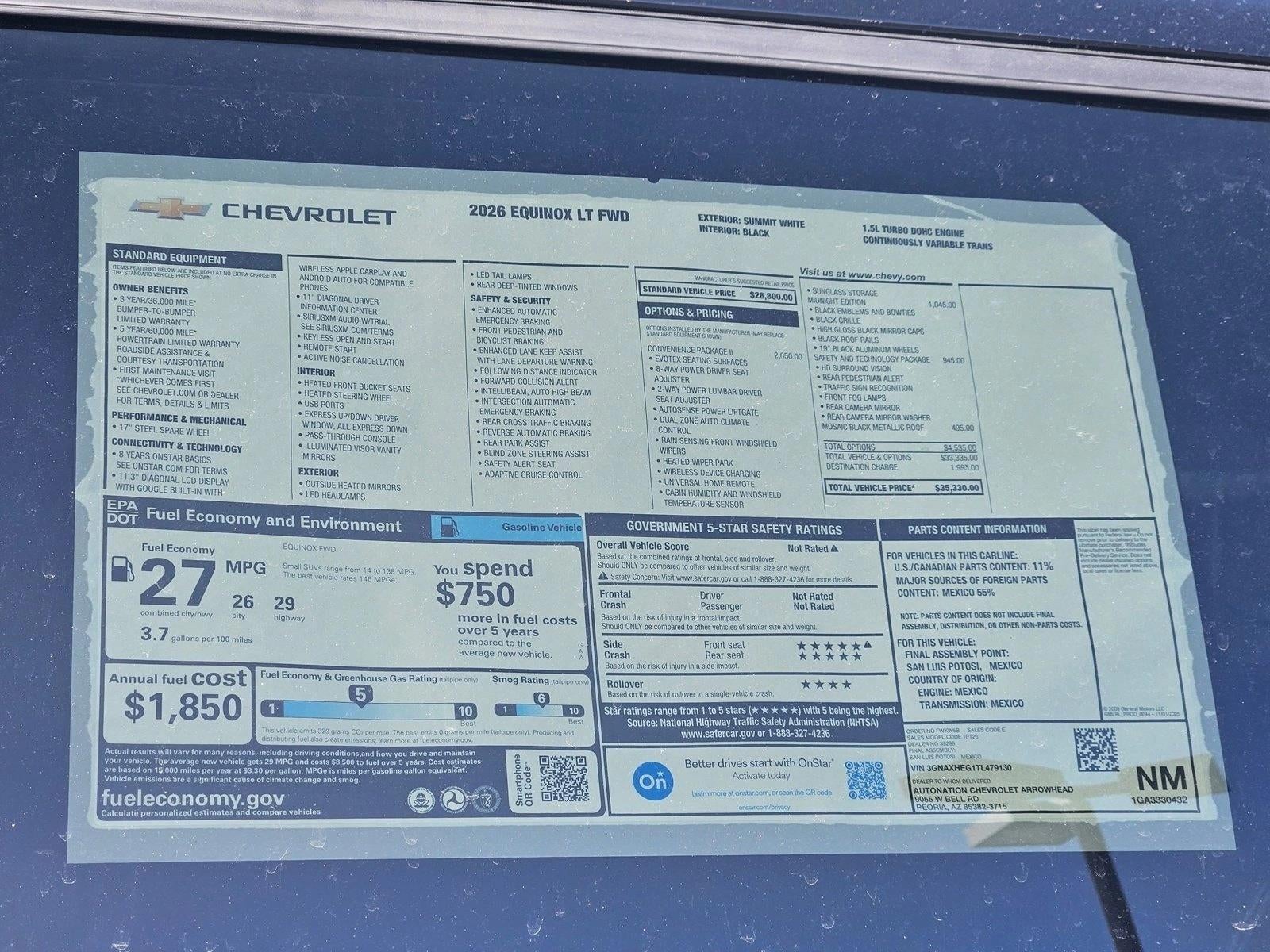 2026 Chevrolet Equinox LT