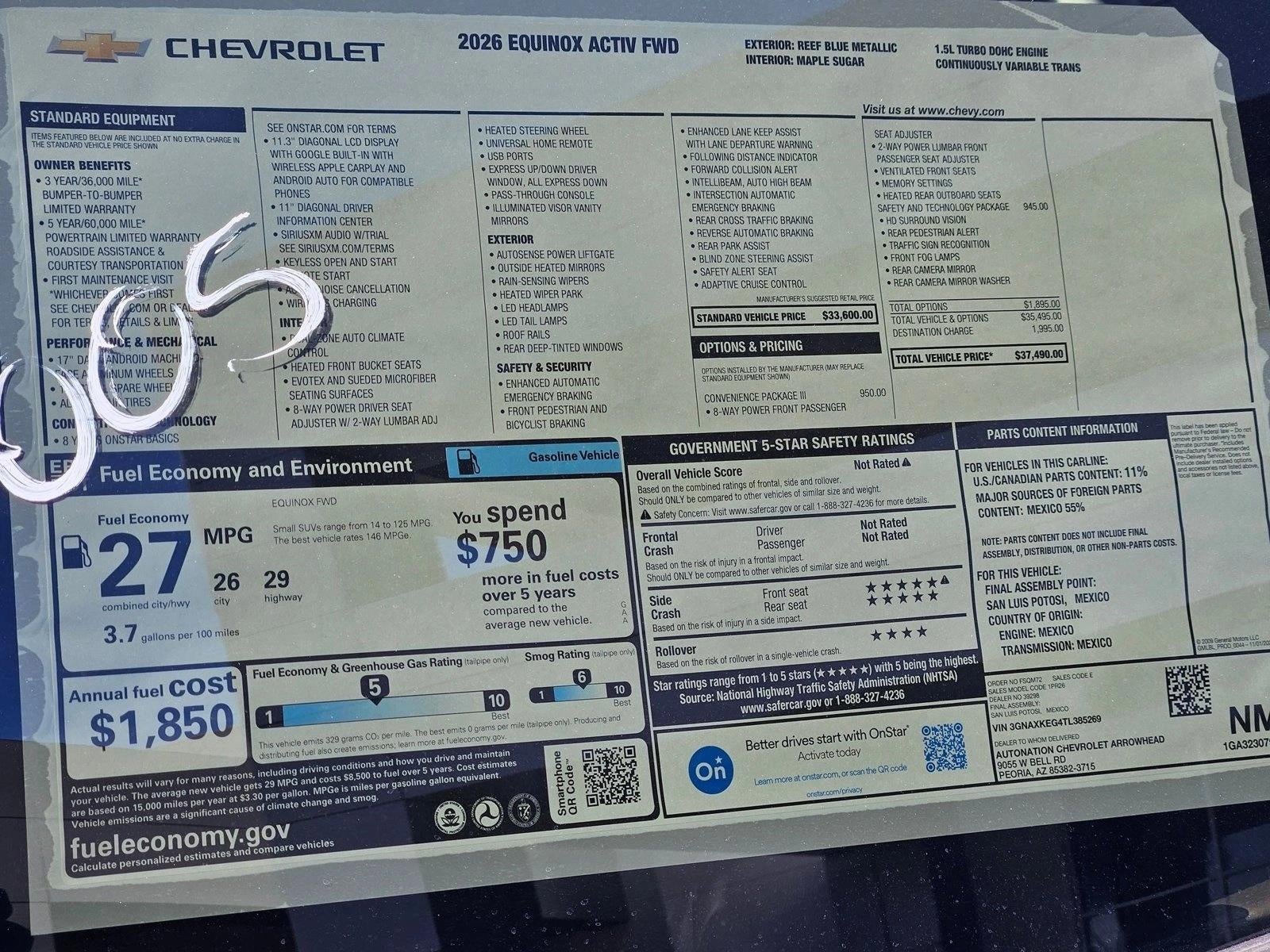 2026 Chevrolet Equinox ACTIV