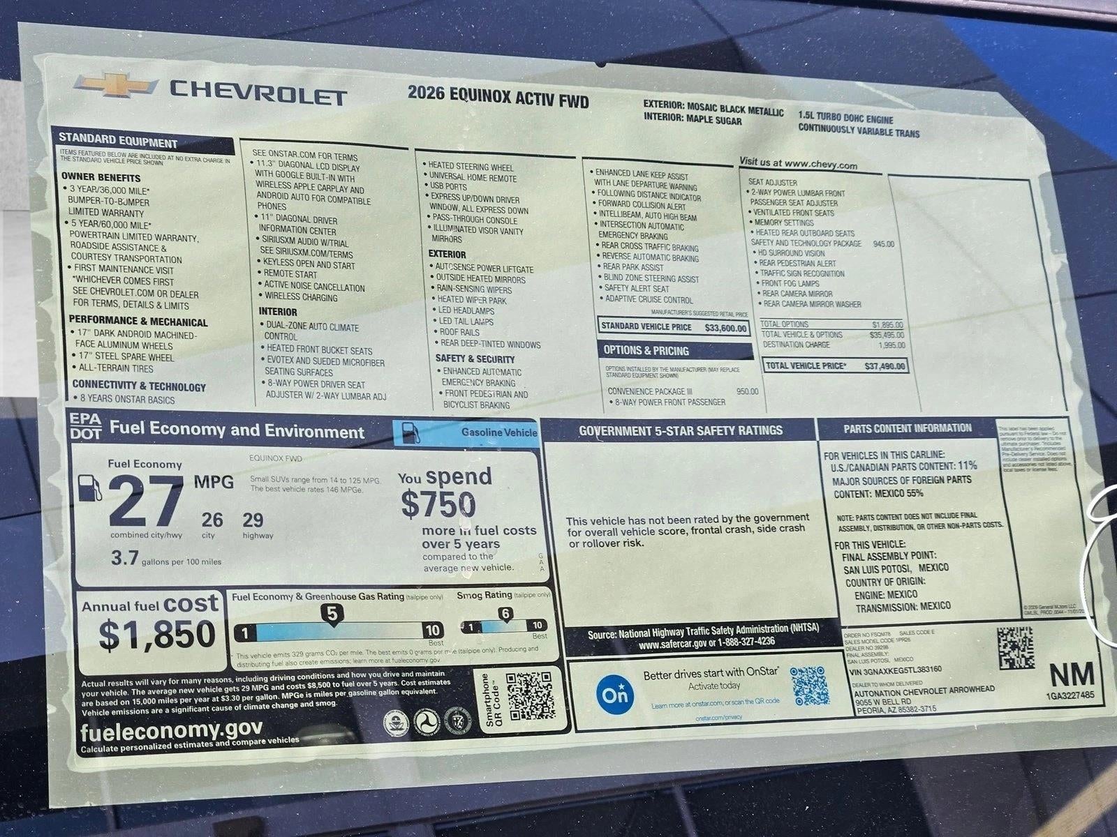 2026 Chevrolet Equinox ACTIV