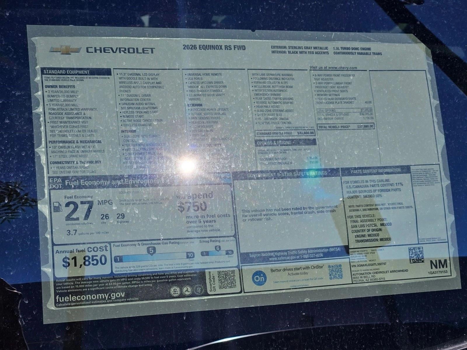 2026 Chevrolet Equinox RS